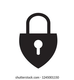 simple security icon vector