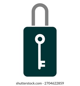 Icono de clave de seguridad simple logo