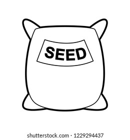 Simple Seed Bag Icon