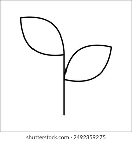 simple seed vector icon design