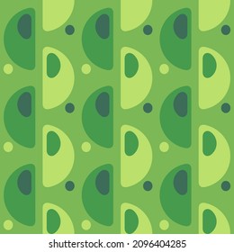 Simple semicircular geometric shapes will decorate any surface or thing and make it attractive. Abstract seamless pattern for prints, textile, web, advertising and any design projects.