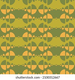 Las formas geométricas semicirculares simples decorarán cualquier superficie o cosa y lo harán atractivo. Resumen de un patrón sin fisuras para impresiones, textiles, web, publicidad y cualquier proyecto de diseño.