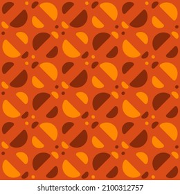 Simple semicircular geometric shapes will decorate any surface or thing and make it attractive. Abstract seamless pattern for prints, textile, web, advertising and any design projects.
