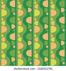 Simple semicircular geometric shapes will decorate any surface or thing and make it attractive. Abstract seamless pattern for prints, textile, web, advertising and any design projects.