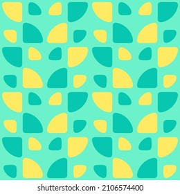 Simple semicircular geometric shapes will decorate any surface or thing and make it attractive. Abstract seamless pattern for prints, textile, web, advertising and any design projects.