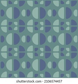 Las formas geométricas semicirculares simples decorarán cualquier superficie o cosa y lo harán atractivo. Resumen de un patrón sin fisuras para impresiones, textiles, web, publicidad y cualquier proyecto de diseño.