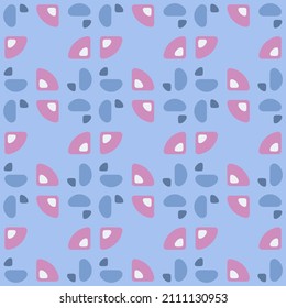 Las formas geométricas semicirculares simples decorarán cualquier superficie o cosa y lo harán atractivo. Resumen de un patrón sin fisuras para impresiones, textiles, web, publicidad y cualquier proyecto de diseño.