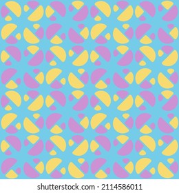 Simple semicircular geometric shapes will decorate any surface or thing and make it attractive. Abstract seamless pattern for prints, textile, web, advertising and any design projects.