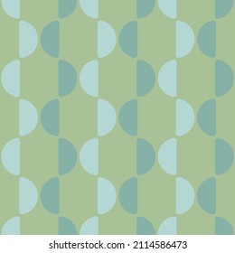 Simple semicircular geometric shapes will decorate any surface or thing and make it attractive. Abstract seamless pattern for prints, textile, web, advertising and any design projects.