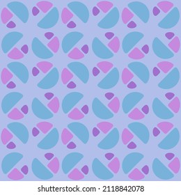 Simple semicircular geometric shapes will decorate any surface or thing and make it attractive. Abstract seamless pattern for prints, textile, web, advertising and any design projects.