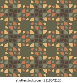 Las formas geométricas semicirculares simples decorarán cualquier superficie o cosa y lo harán atractivo. Resumen de un patrón sin fisuras para impresiones, textiles, web, publicidad y cualquier proyecto de diseño.