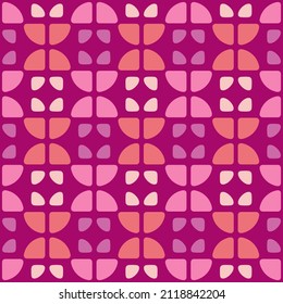 Simple semicircular geometric shapes will decorate any surface or thing and make it attractive. Abstract seamless pattern for prints, textile, web, advertising and any design projects.