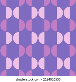 Simple semicircular geometric shapes will decorate any surface or thing and make it attractive. Abstract seamless pattern for prints, textile, web, advertising and any design projects.