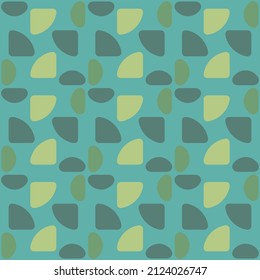 Simple semicircular geometric shapes will decorate any surface or thing and make it attractive. Abstract seamless pattern for prints, textile, web, advertising and any design projects.