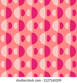 Simple semicircular geometric shapes will decorate any surface or thing and make it attractive. Abstract seamless pattern for prints, textile, web, advertising and any design projects.