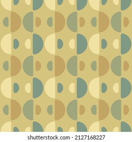 Las formas geométricas semicirculares simples decorarán cualquier superficie o cosa y lo harán atractivo. Resumen de un patrón sin fisuras para impresiones, textiles, web, publicidad y cualquier proyecto de diseño.