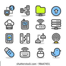 Simple Series | Internet,business,cloud computing icon set