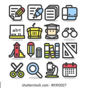 Simple series | school,education,research icon set