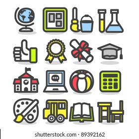 Simple series | school,education,research icon set