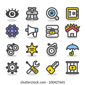 Simple Series | Security , network , internet icon set