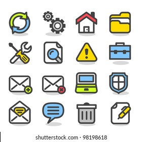 Simple series | Web,Internet, Business icons Set