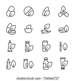 Simple set of alternative medicine related outline icons. Elements for mobile concept and web apps. Thin line vector icons for website design and development, app development. Premium pack.