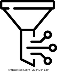 Simple set of Artificial Intelligence related outline icons. Elements for mobile concept and web apps. Thin line vector icons for website design and development, app development. Premium pack.