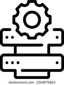 Simple set of Big Data related outline icons. Elements for mobile concept and web apps. Thin line vector icons for website design and development, app development. Premium pack.
