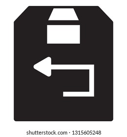 Simple set of box and crates related vector icons for your design - Vector