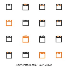 Simple set of box and crates related vector icons for your design