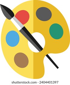 Simple Set of Brushes and Painting Related Vector Line Icons. Contains such Icons as Spray, Color palette, Paint Bucket and more. Editable