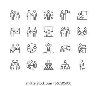 Set Round Line Icons Different Female Stock Vector (Royalty Free) 628880954