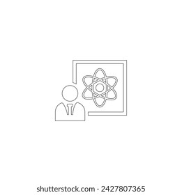 Simple Set of Business Presentation Related Vector Line Icons. 
 Education set of web icons in line style.  Vector illustration. Education line icons. Graduation cap, Instructions and Presentation.
