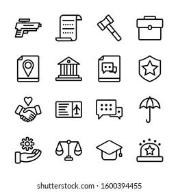 Simple Set of Business Related Vector Icons. Contains Icons like Handshake, Building, Management, and others. vector illustration. 48