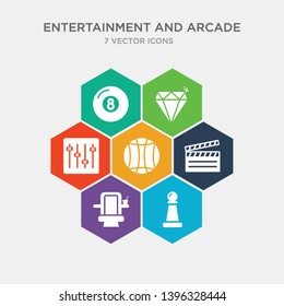 simple set of chess piece, cinema seat, clapboard, sports ball icons, contains such as icons controls, crystal, eight ball and more. 64x64 pixel perfect. infographics vector