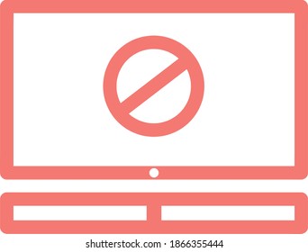 Simple Juego de Iconos de línea de vectores de TV relacionados con el cine.