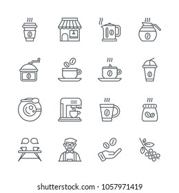 Simple Set Coffee Icons