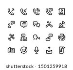 Simple Set of Communication Related Vector Line Icons. Contains such Icons as telephone, message, speaking, calling and More. pixel perfect vector icons based on 32px grid. Editable Strokes