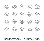 Simple Set of Computer Cloud Related Vector Line Icons. 
Contains such Icons as Data Synchronisation, Transfer, Cloud Settings and more.
Editable Stroke. 48x48 Pixel Perfect.
