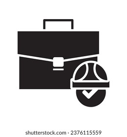 Simple Set of Construction Related Vector Solid black and Blue Icons. Editable Vector Blue - Black
