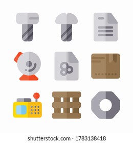 Simple Set Construction Vector Color Icons