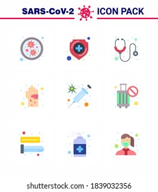 Einfache Set des Covid-19 Protection 9 Icon Pack enthält Grippe; Hygiene; Krankenhaus; Hand; schmutziges virales Coronavirus 2019-nov Krankheit Vectordesign Elements