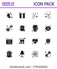 Einfache Sammlung von Covid-19 Protection Blue 25 Icon Pack Symbol enthält Gesundheitsversorgung; Virus, Diagnose; Infektion; Coronavirus virales Coronavirus 2019-nov Krankheit Vectordesign Elements