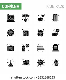 Simple Set of Covid-19 Protection Blue 25 icon pack icon included covid; bacteria; dirty; pill; capsule viral coronavirus 2019-nov disease Vector Design Elements