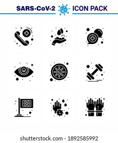 Simple Set of Covid-19 Protection Blue 25 icon pack icon included  coronavirus; ophthalmology; chat; eyesight; support viral coronavirus 2019-nov disease Vector Design Elements