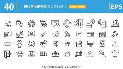 Simple Set of Customer Satisfaction Related Vector Line Icons. Contains such Icons as CRM, User Feedback, Rating and more. Editable Stroke. 48x48 Pixel Perfect.