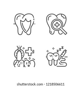 Simple set of cyber security icons. Premium protrct symbol collection. Vector illustration. Line guard pictogram pack.