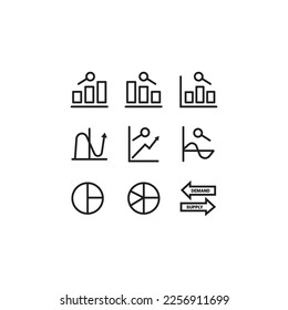 Simple Set of Data Analysis Related Vector Line Icons. Contains such Icons as Charts, Graphs, Traffic Analysis, Big Data and more. Editable Stroke. 64x64 Pixel Perfect.