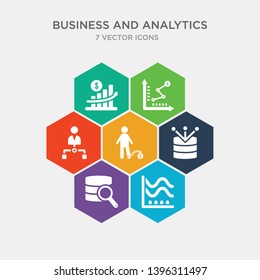 simple set of data wave, database analysing, database interconnected, debt icons, contains such as icons department head, depleting chart, dollar analysis bars and more. 64x64 pixel perfect.