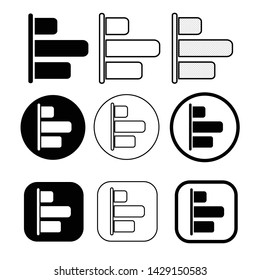 Simple set of diagram and graph icon